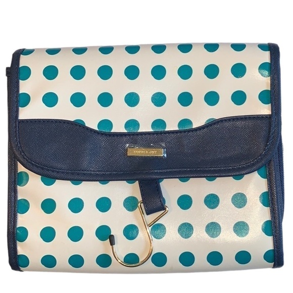 Sophia Joy Hanging Cosmetic Makeup Travel Bag Beauty Organizer Trifold - Picture 2 of 13